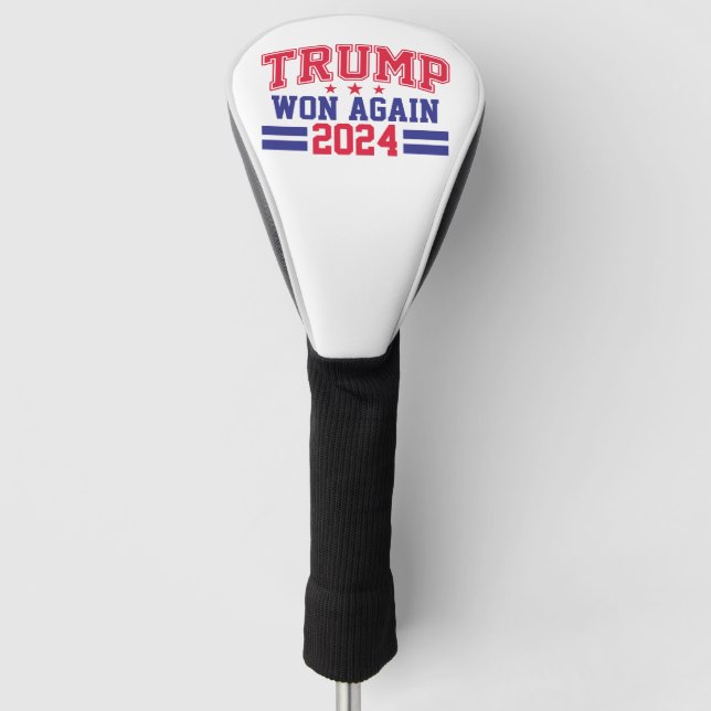 Funda Para Palo De Golf Trump ganó de nuevo 2024 (Anverso)