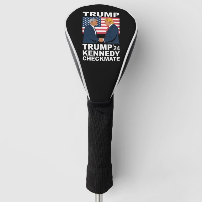 Funda Para Palo De Golf Trump Kennedy Checkmate 2024 Vota Trump Kennedy (Anverso)