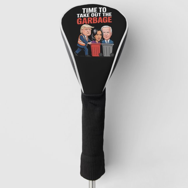 Funda Para Palo De Golf Trump Tiempo De Sacar La Basura (Anverso)