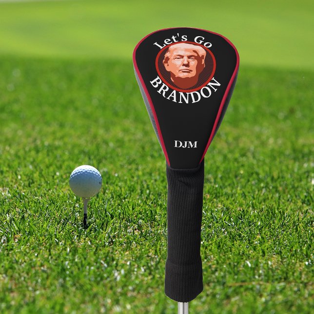 Funda Para Palo De Golf Trump Vamos Brandon Monograma Negro (Subido por el creador)