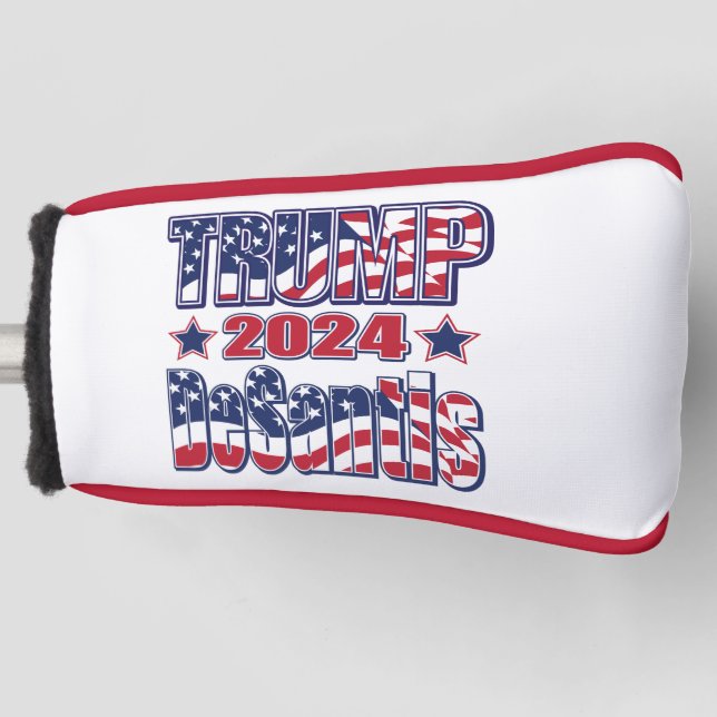 Funda Para Palo De Golf Trump y DeSantis 2024 (Anverso)