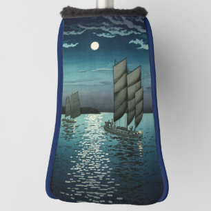 Funda Para Palo De Golf Tsuchiya Koitsu - Barcos en Shinagawa, noche