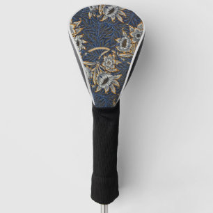 Funda Para Palo De Golf Tulipán de sauce patrón azul floral de William Mor