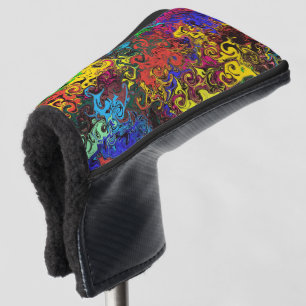 Funda Para Palo De Golf Twirlers de color abstracto /