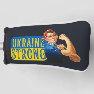 Funda Para Palo De Golf Ucrania fuerte Rosie the Riveter