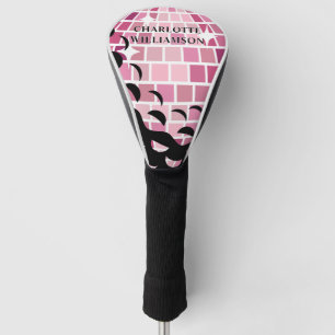 Funda Para Palo De Golf Último Golf Swing Bola de Disco Rosa Despedida de