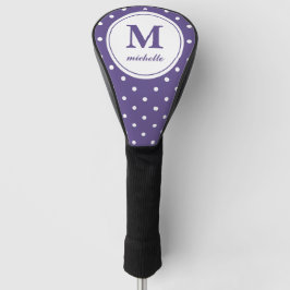 Funda Para Palo De Golf Ultravioleta | Golf | Monograma personalizado DOT