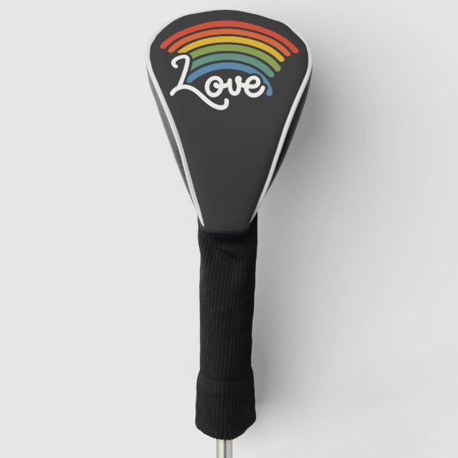 Funda Para Palo De Golf Un arcoiris de amor (Anverso)