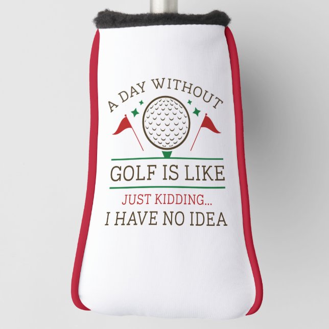 Funda Para Palo De Golf Un día sin golf (Girar 90)