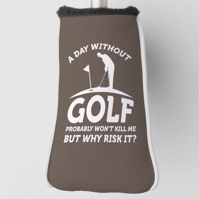 Funda Para Palo De Golf Un Día Sin Golf  (Girar 90)