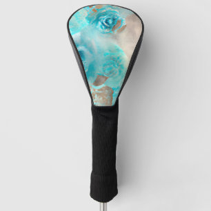 Funda Para Palo De Golf Un Shabby azul Chic Ephemera Design Series 7