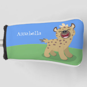 Funda Para Palo De Golf Una chiflada hiena riéndose del ilustracion person