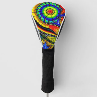 Funda Para Palo De Golf Una cubierta de palo de golf decorada
