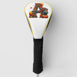 Funda Para Palo De Golf Una letra A al estilo de Acción de Gracias
