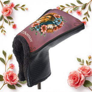 Funda Para Palo De Golf Una mujer maravillosa cuyo pelo largo y fluido