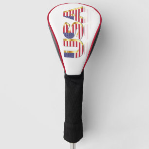Funda Para Palo De Golf USA Flag Golf Head Cover United States of America