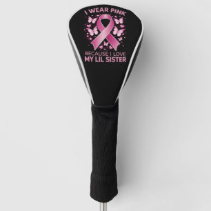 Funda Para Palo De Golf Uso Rosa Para Mi Hermana Lil Consciente Del Cáncer
