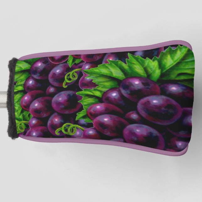 Funda Para Palo De Golf Uvas de vino (Anverso)