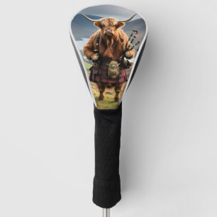 Funda Para Palo De Golf Vaca Altlandesa Escocesa Gaitero,