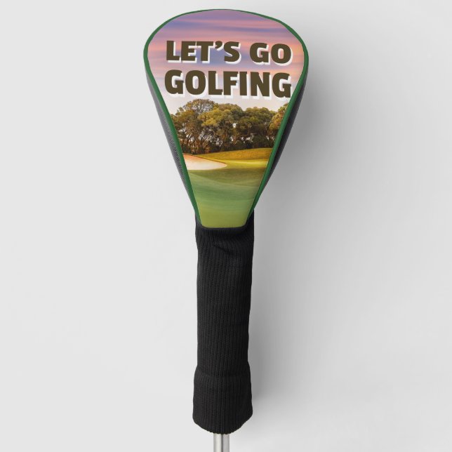 Funda Para Palo De Golf Vamos a jugar golf (Anverso)