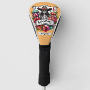 Funda Para Palo De Golf Vaquera Esqueleto Mamá Personalizada