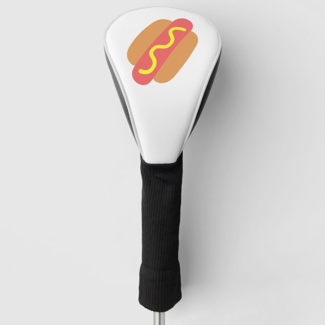 Funda Para Palo De Golf Vector simple Hotdog (Anverso)