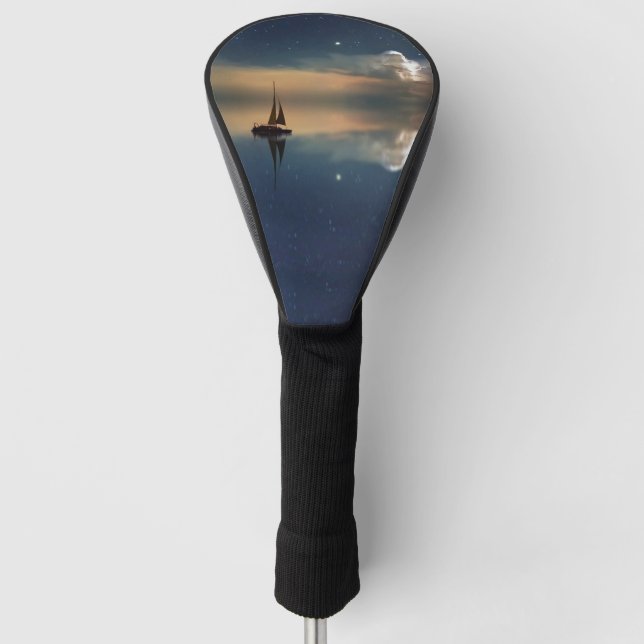 Funda Para Palo De Golf Vela lejos de las nubes (Anverso)