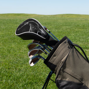 Funda Para Palo De Golf Vendedor con reglas enmarcadas por campo y árbol