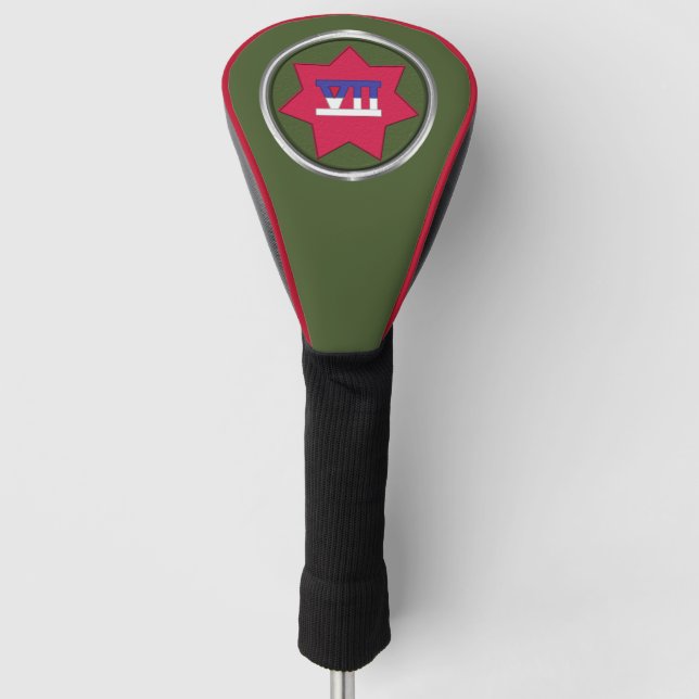 Funda Para Palo De Golf Veterano del Cuerpo VII (Anverso)