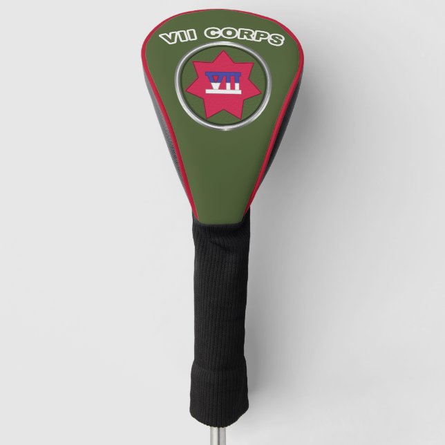 Funda Para Palo De Golf Veterano del Cuerpo VII (Anverso)
