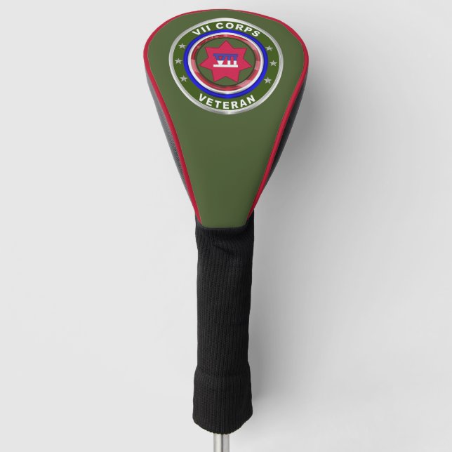 Funda Para Palo De Golf Veterano del Cuerpo VII (Anverso)