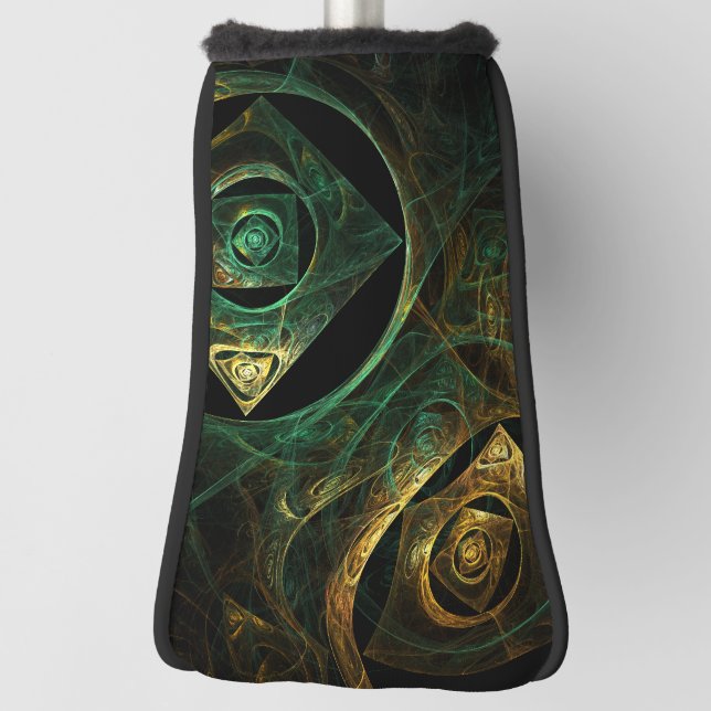 Funda Para Palo De Golf Vibraciones mágicas Resumen de arte (Girar 90)