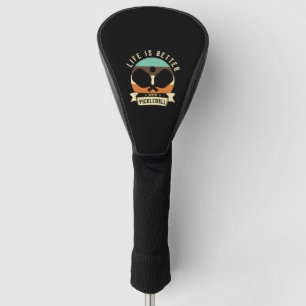 Funda Para Palo De Golf Vida Con Jubilación Irónica De Pickleball