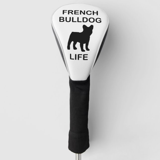 Funda Para Palo De Golf vida de bulldog francesa (Anverso)