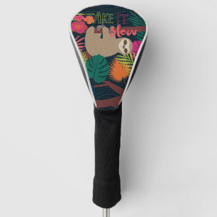Funda Para Palo De Golf Vida de la pereza - tómelo lento