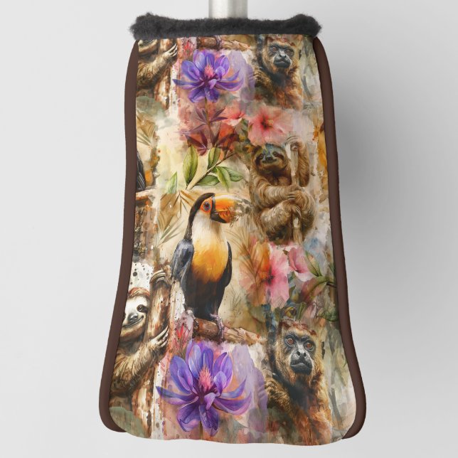 Funda Para Palo De Golf Vida de la selva (Girar 90)