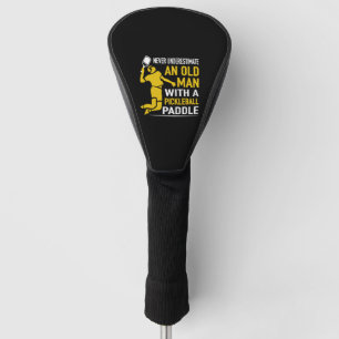 Funda Para Palo De Golf Viejo con un abuelo de remo de picnic