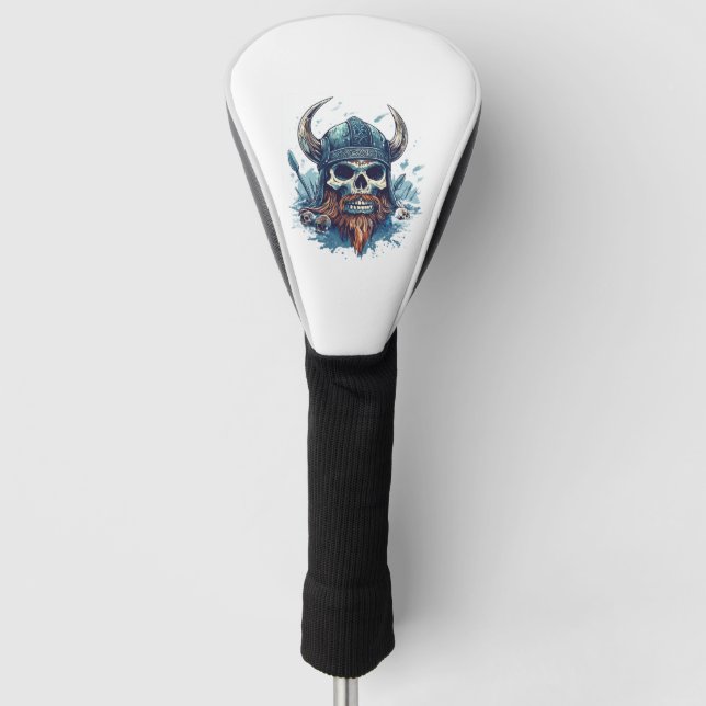 Funda Para Palo De Golf Viking Skull Berserker (Anverso)