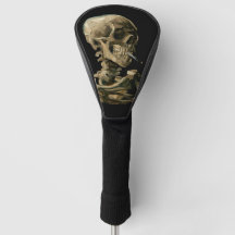 Vincent van Gogh - Calavera con cigarrillo en llam