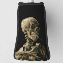Vincent van Gogh - Calavera con cigarrillo en llam