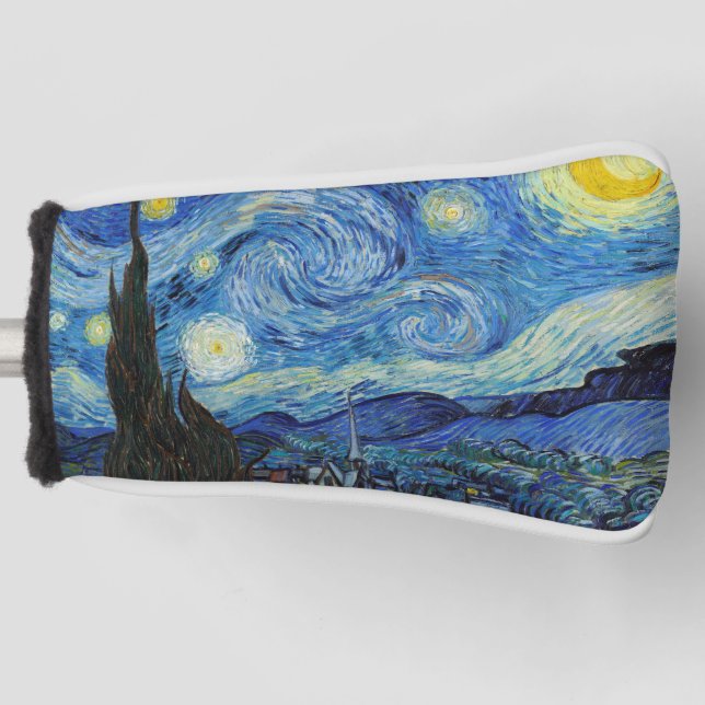 Funda Para Palo De Golf Vincent Van Gogh Starry Night Vintage Bella Artes (Anverso)