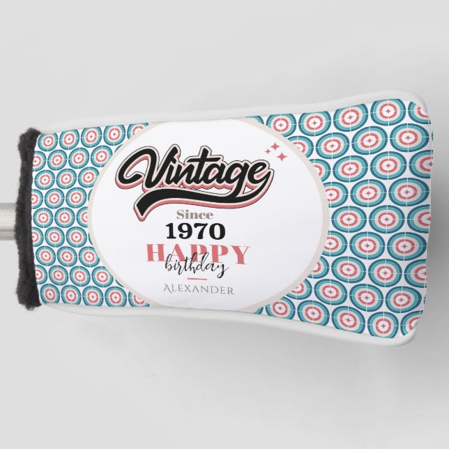 Funda Para Palo De Golf Vintage desde 1970 (Anverso)