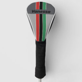 Funda Para Palo De Golf Vintage VHS Pin Striped with Name