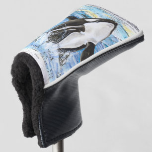 Funda Para Palo De Golf Violación del mapa antiguo de la orca