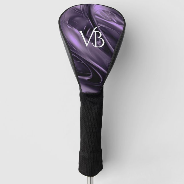 Funda Para Palo De Golf Violet Heaven Inicial (Anverso)