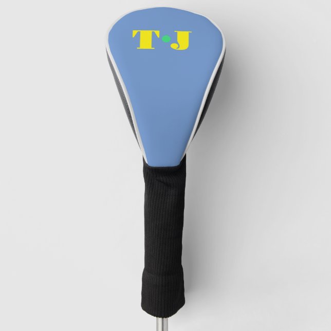Funda Para Palo De Golf Violeteta Personalizada con Monograma (Anverso)