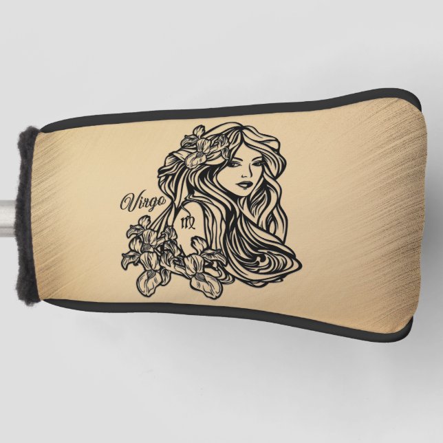 Funda Para Palo De Golf Virgo Zodiac Antigüedad (Anverso)
