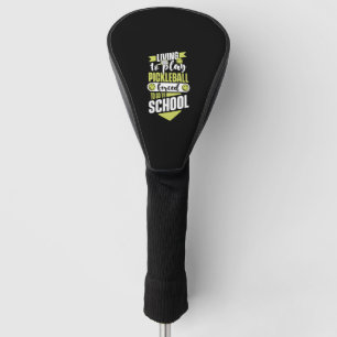 Funda Para Palo De Golf Viviendo Para Jugar A La Pelota De Pickleball Obli