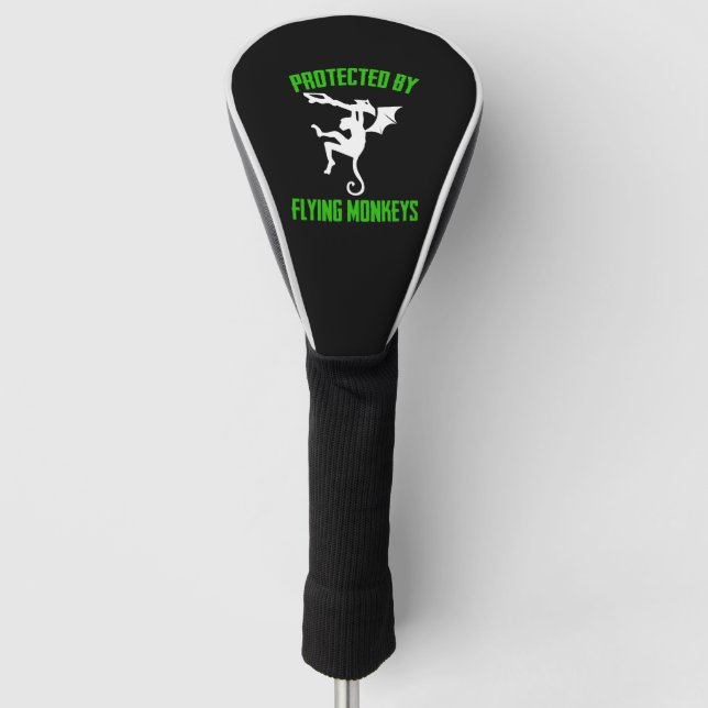 Funda Para Palo De Golf Volando Halloween (Anverso)