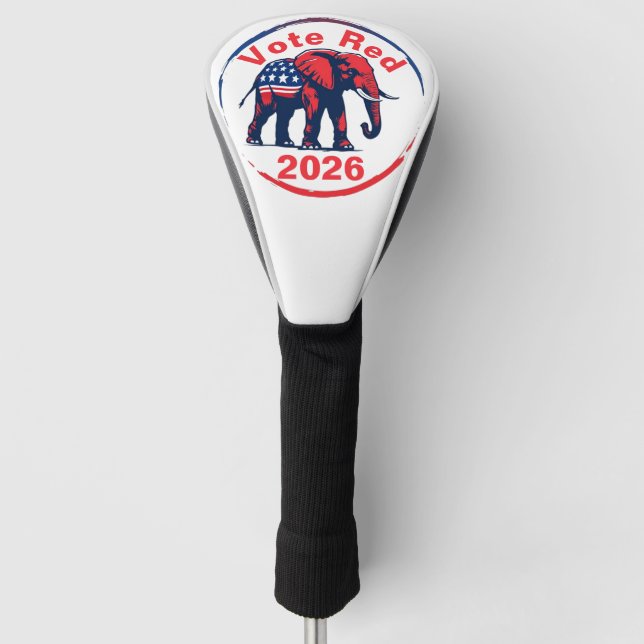 Funda Para Palo De Golf Voto rojo 2026 (Anverso)